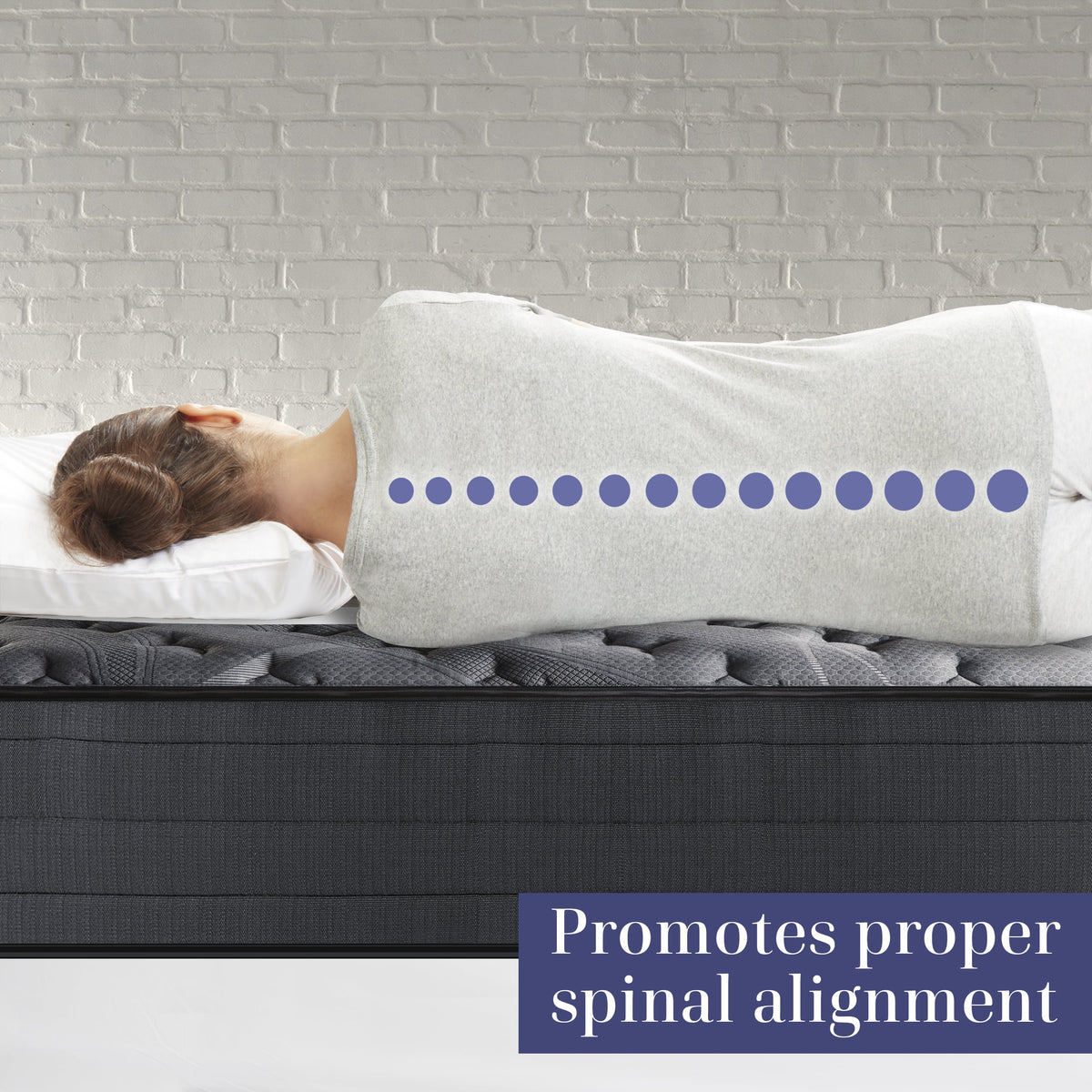 12 inch Plush Hybrid Mattress Twin N296138