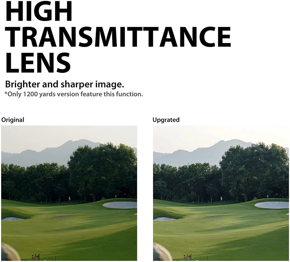 1200 Yards 6X Magnification Golf Rangefinder T3336