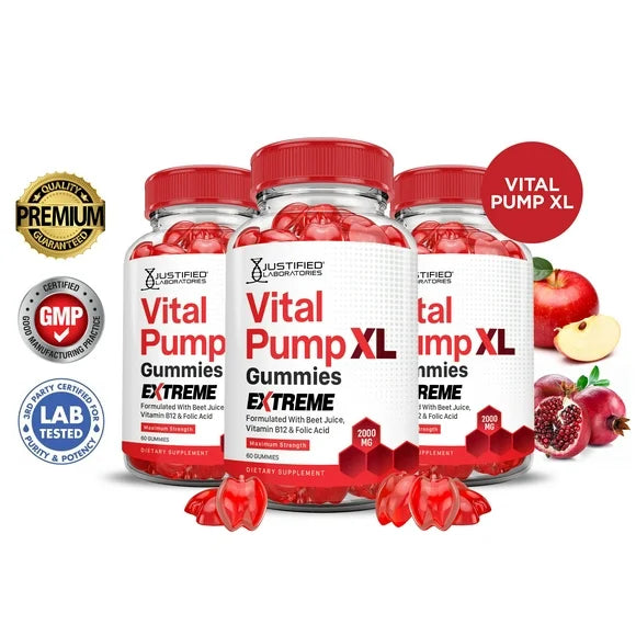 2000MG Beet Juice Pomegranate B12 Vegan Gummies S6869