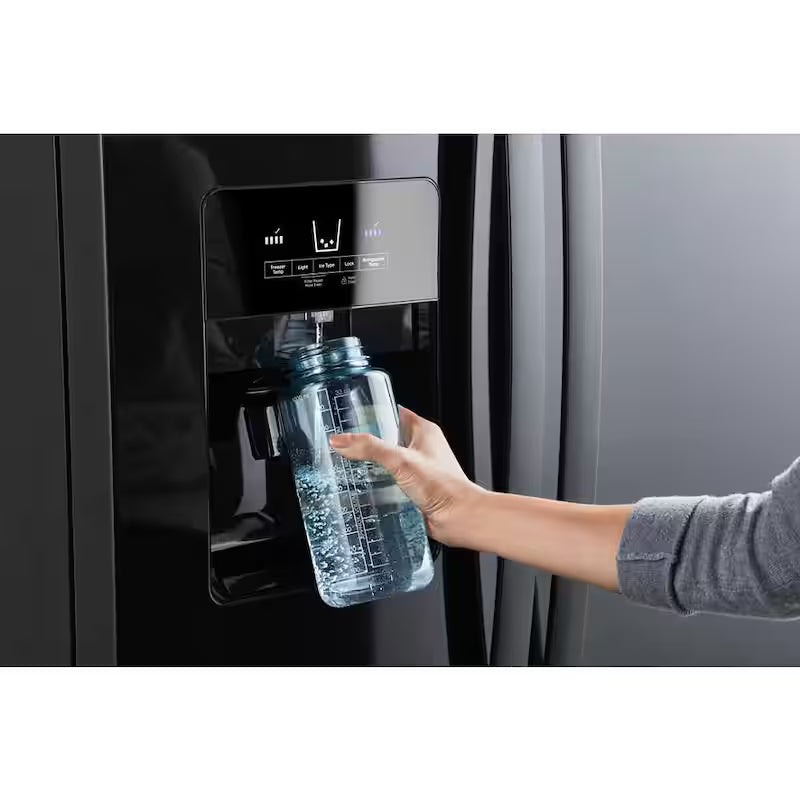 Black Side by Side Refrigerator C989
