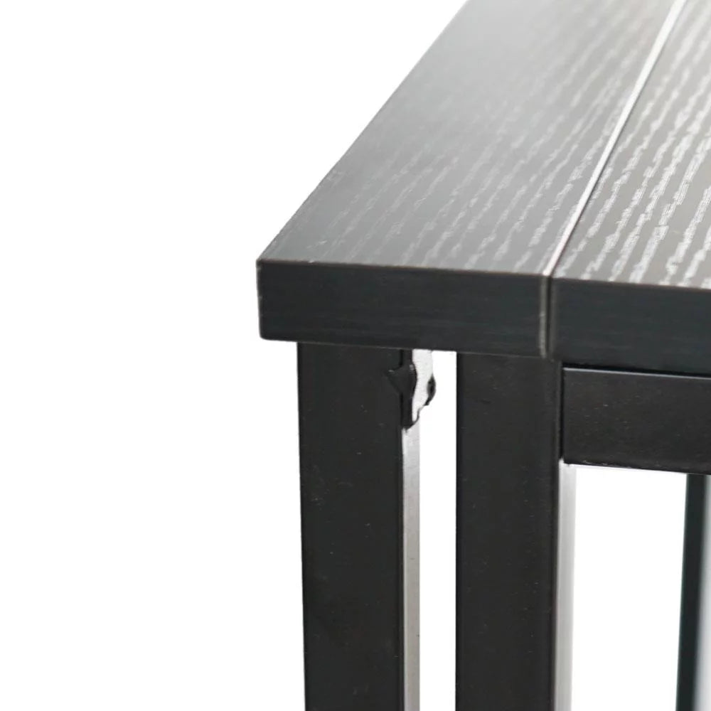 Black Folding Computer Desk H476