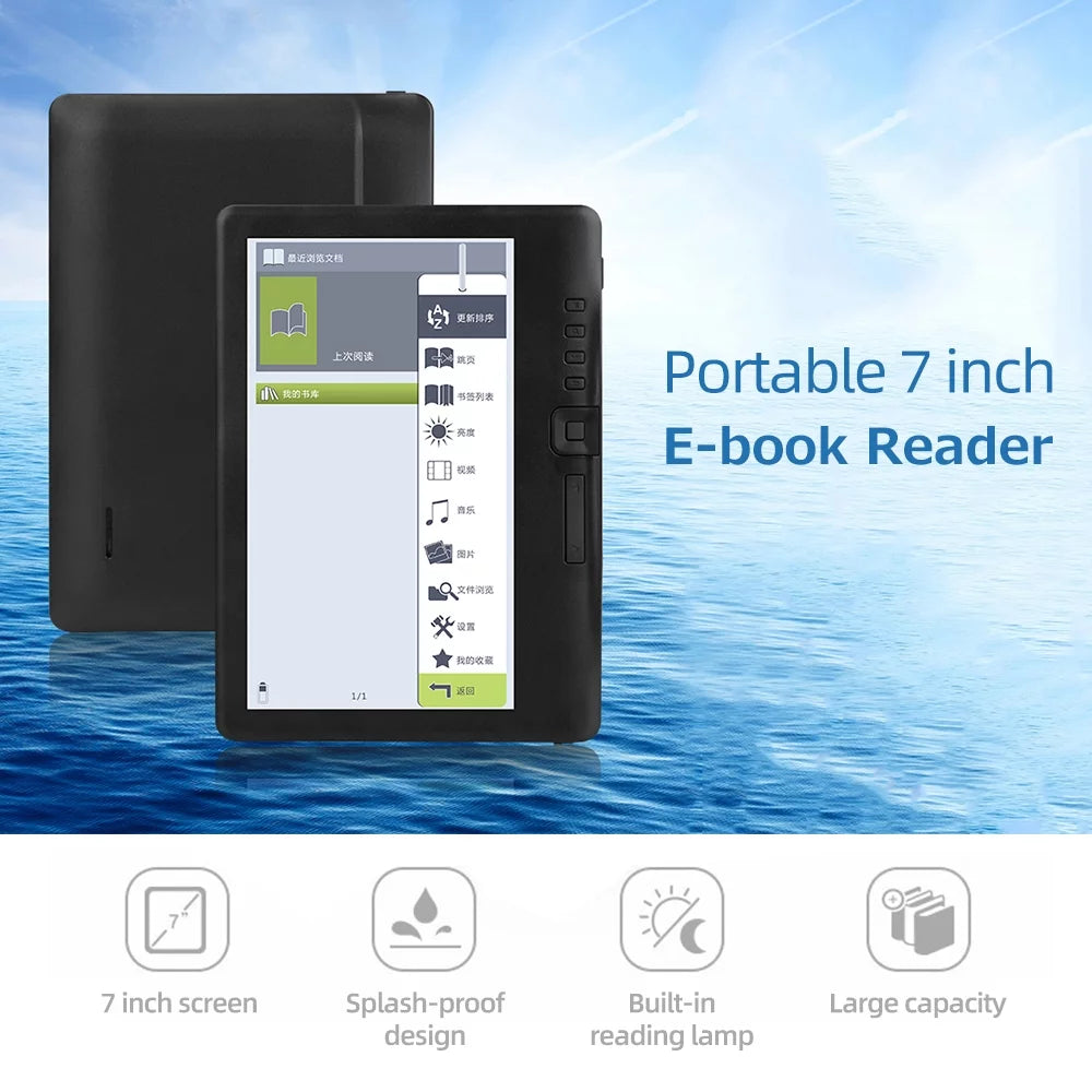 7 inch 8GB Portable E-book Reader N146913