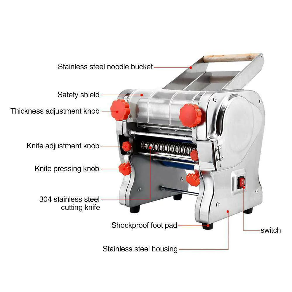 110V Electric Pasta Press Maker Noodles Machine Z239827