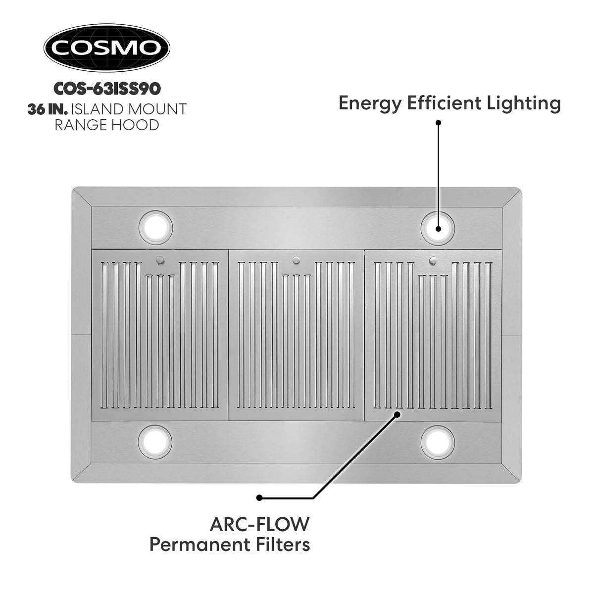 30 380 CFM Ducted Island Range Hood in Stainless Steel Z1403