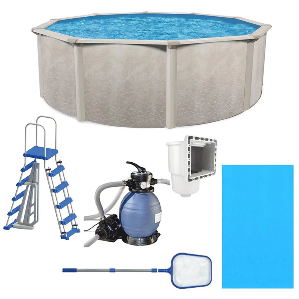 18 Foot by 52 Inch Steel Frame Above Ground Pool K742