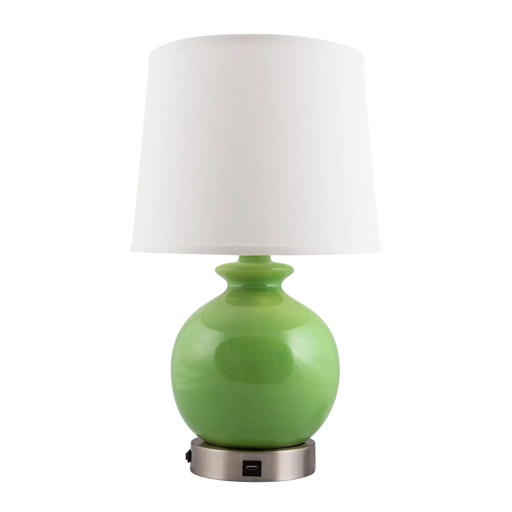 Ceramic Lamp with USB Base D630