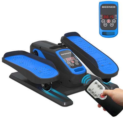 Under Desk Elliptical Machine, Quiet Compact Electric Seated Pedal Exerciser with Monitor, Remote Control and 12 Adjustable Speeds Y63456
