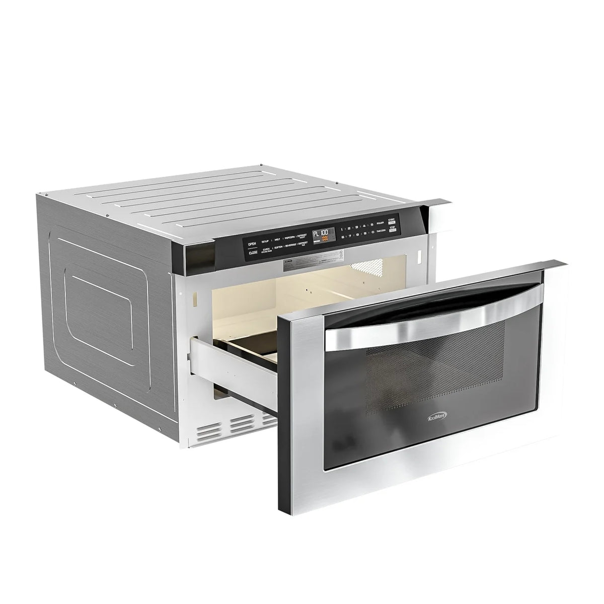 24 in. Stainless-Steel Microwave Drawer, 1.2 Cu. Ft. E2540