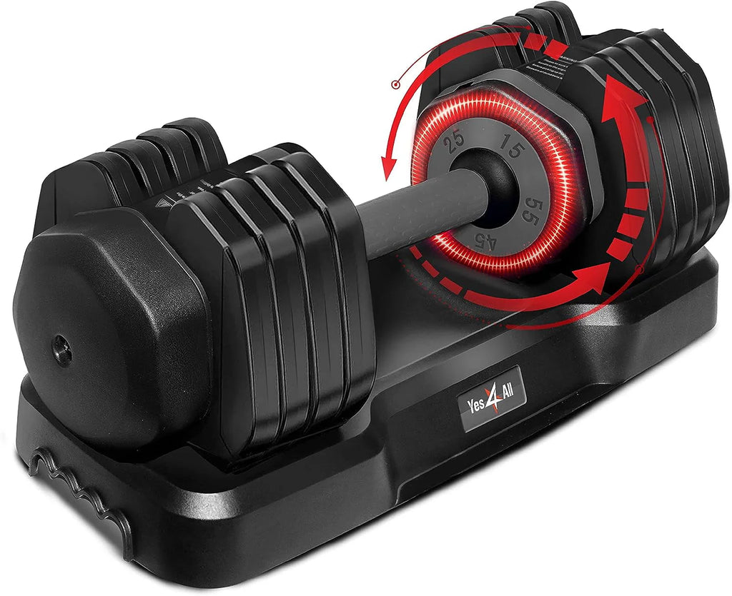 Adjustable Dumbbell 15-55 Black Single B631