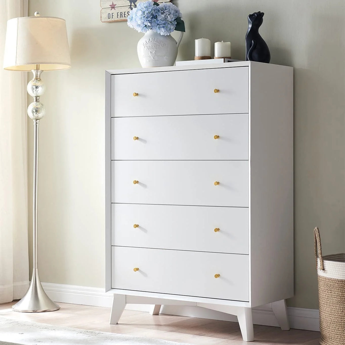 Mid Century Modern 6 Drawer Dresser K732104