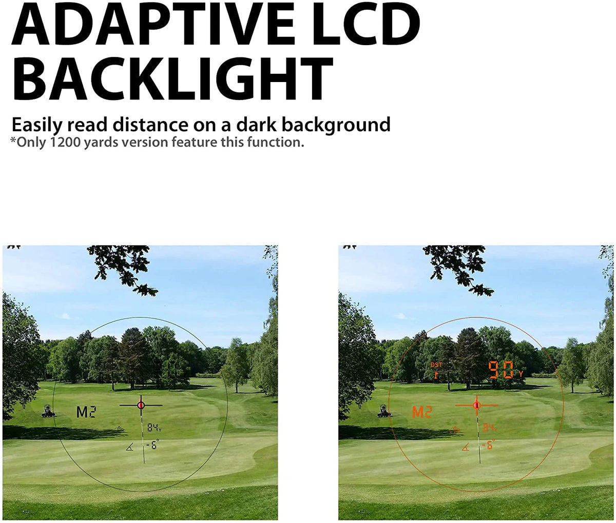 1200 Yards 6X Magnification Golf Rangefinder T3336