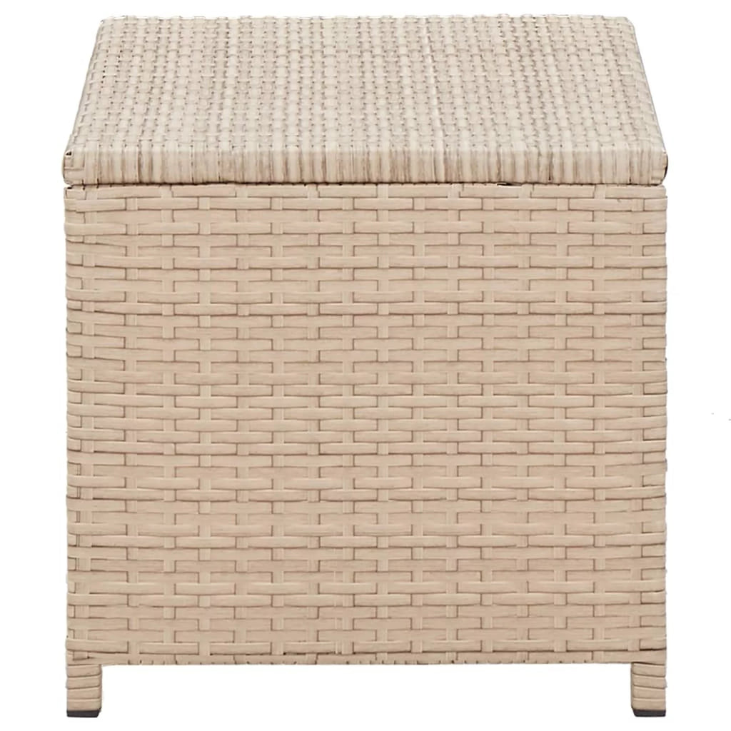 Beige Poly Rattan Coffee Table Q99508