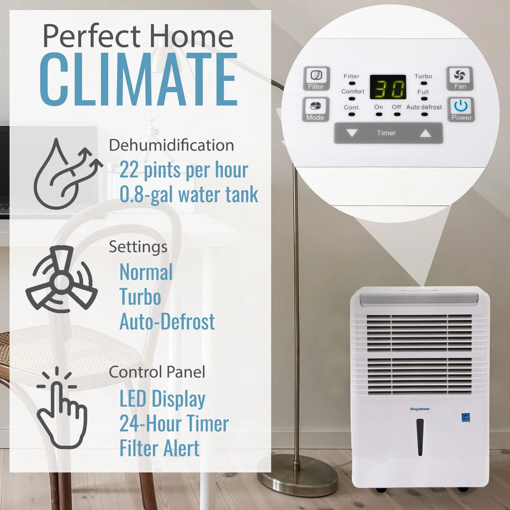 35 Pint Dehumidifier with Electronic Controls U1740