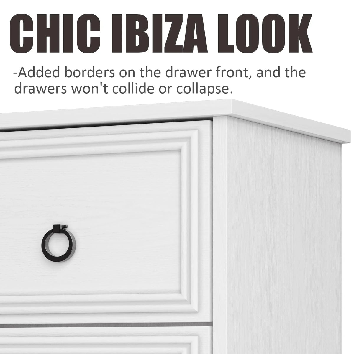 7 Drawer Gray Dresser G7164