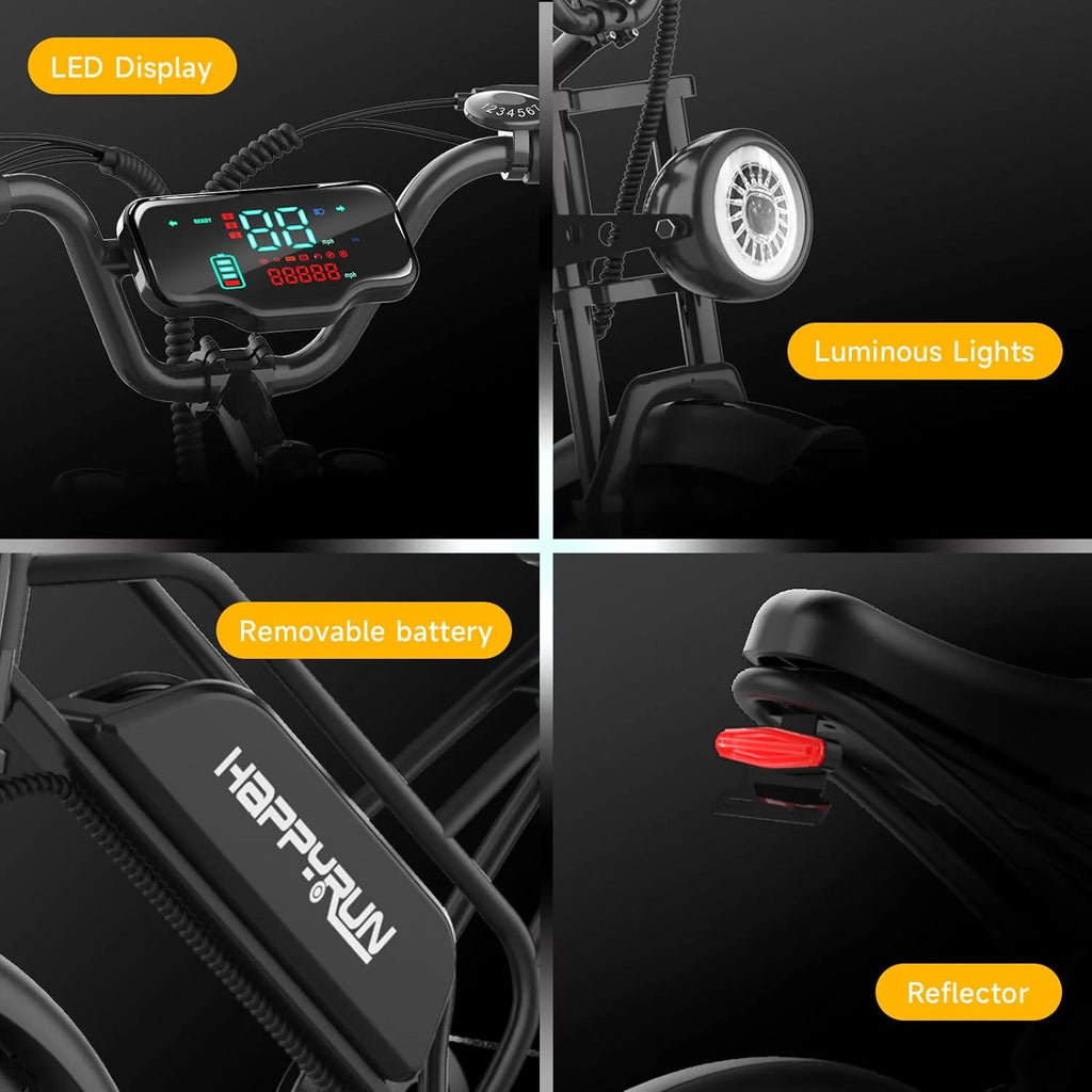 Electric Bike 20 Fat Tire 1500W 48V 18AH O817202