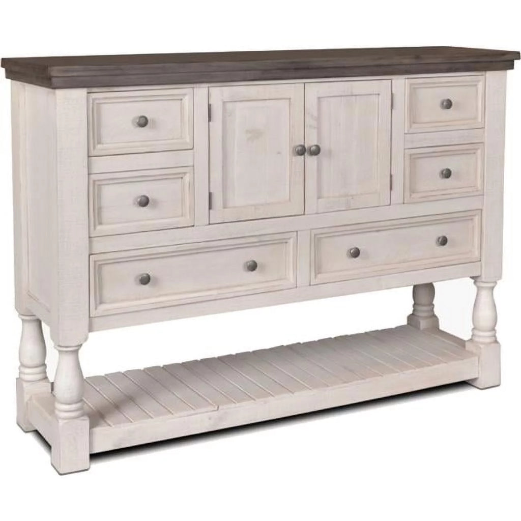 6 Drawer Dresser with 2 Cabinets and Shelf E2857