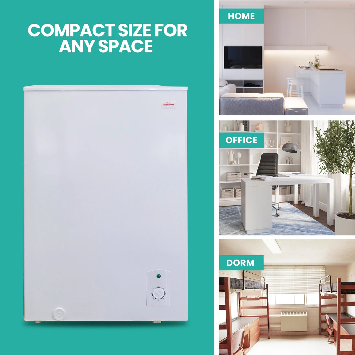 White 5.0 cu ft Chest Freezer K1893