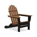 Black Teak Plastic Folding Adirondack Chair M979420