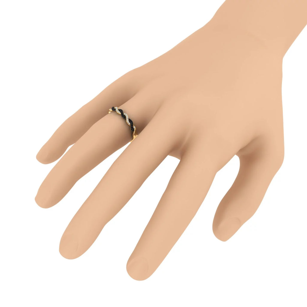 10k Yellow Gold Diamond Wedding Band Ring T34230