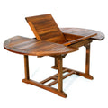 Teak Oval Folding Patio Dining Set L8276